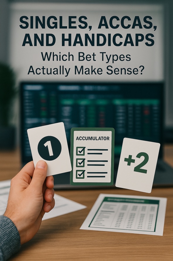 Singles, Accas, and Handicaps: Which Bet Types Actually Make Sense?